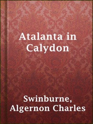 cover image of Atalanta in Calydon